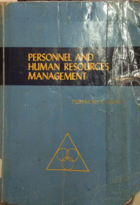 Personnel And Human Resources Management