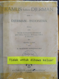 Kamus Bahasa Djerman