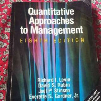 Quantitative Approaches To Management