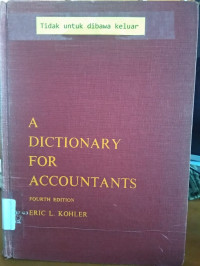 A Dictionary For Accountants