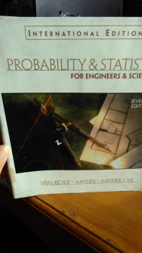 Probality And Statistics For Engineers And Scientist