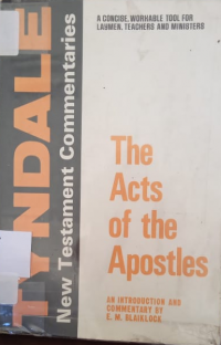 Tyndale New Testament Commentaries: The Acts of the Apostles