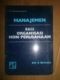 Manajemen Bagi Organisasi Non-Perusahaan