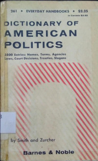 Dictionary Of American Politics