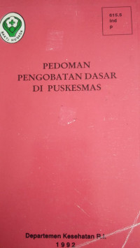 Pedoman Pengobatan Dasar Di Puskesmas