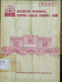 Arsitektur Tradisional Propinsi Daerah Istimewa Aceh