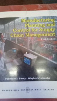 Manufacturing Planning and Control for Suply Chain Management