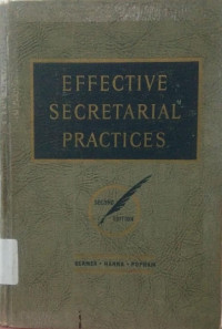 EFFECTIVE SECRETARIAL PRACTICES