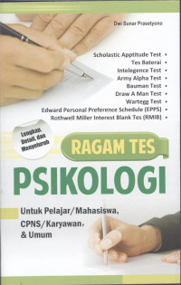 Ragam Tes Psikologi Untuk Pelajar/ Mahasiswa, CPNS/ Karyawan, & Umum