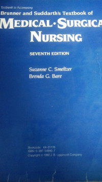 Test to Accompany Brunner and Suddarth Textbook of Medical-Surgical Nursing