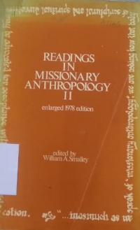 Readings in missionary antropology