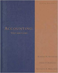 Accounting : Text and Cases