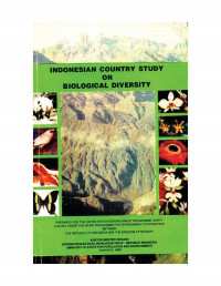 Indonesian Country Study On Biological Diversity