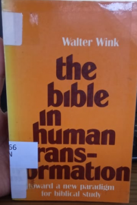 The Bible in Human Transformation