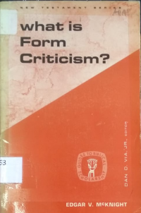 What is from criticism