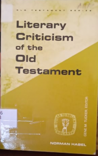 Literary Criticism of the Old Testament