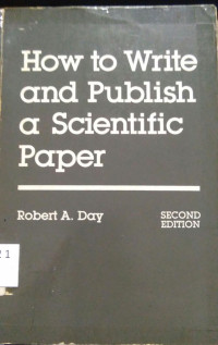 How to Write and Publish a Scientific Paper
