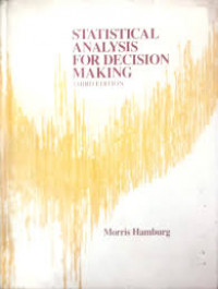 Statistical Analysis For Decision Making