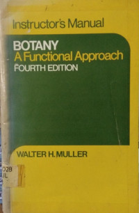 BOTANY : A Functiona; Approach