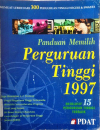 Panduan Memilih Perguran Tinggi 1997