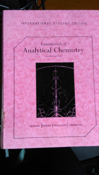 Fundamentals Of Analytical Chemistry