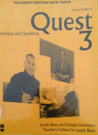 Teacher's Edition With Tests  Quest 3 Listening And Speaking