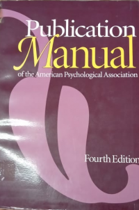 Publication Manual: of The American Psychological Association