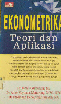 Ekonometrika: Teori dan Aplikasi