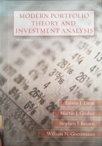 Modern Portfolio Theory And Investemnt Analysisi