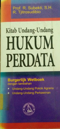 Kitab Undang-Undang Hukum Perdata