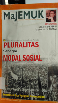 Pluralitas Sebagai Modal Sosial