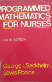 Programmed Mathematics For Nurses