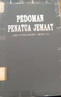 Pedoman Penatua Jemaat Gereja MAHK