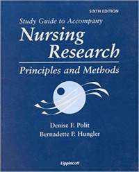 Study Guide To Accompany Nursing Research