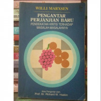 Pengantar Perjanjian Baru:Pendekatan Kritis Terhadap Masalah-Masalahnya