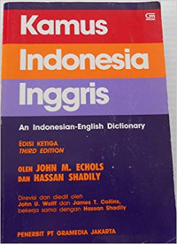 Kamus Indonesia Inggris an Indonesian-English Dictionary