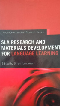 SLA Research And Materials Development For Language Learning