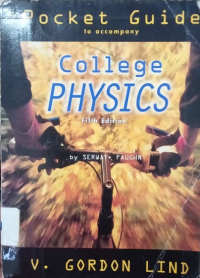 Pocket Guide To Accompany: College Physics Fifth Edition