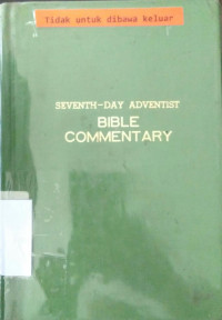 The Seventh Day Adventist Bible Commentary Volume 2