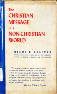 The Christian Message in a Non-Christian World