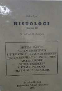 Buku Ajar Histologi (Bagian II)