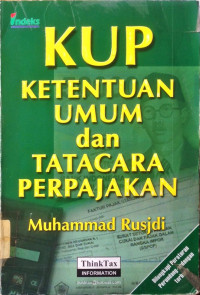 KUP: Ketentuan Umum dan Tatacara Perpijakan