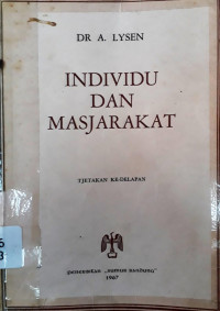 Individu dan Masjarakat