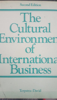 The Cultural Environment of International Business