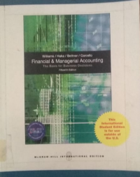 Financial & managerial accounting the basis for business decisions