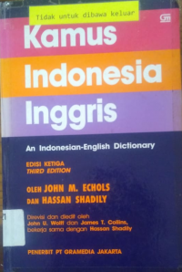 Kamus Indonesia-Inggris