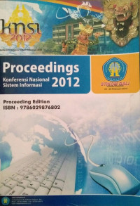 Procedings Konferensi Nasional Sistem Information 2012