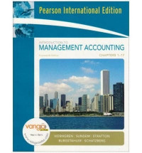 Introduction to Management Accounting  (Chapter 1-17)
