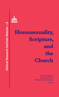 Homosexuality.Scripture,And The Church