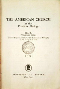 The American Church of The Protestant Heritage